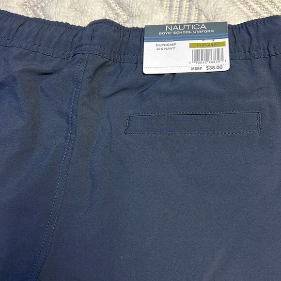 NAUTICA - Boys School Uniform Shorts in Navy - Picture 5 of 5